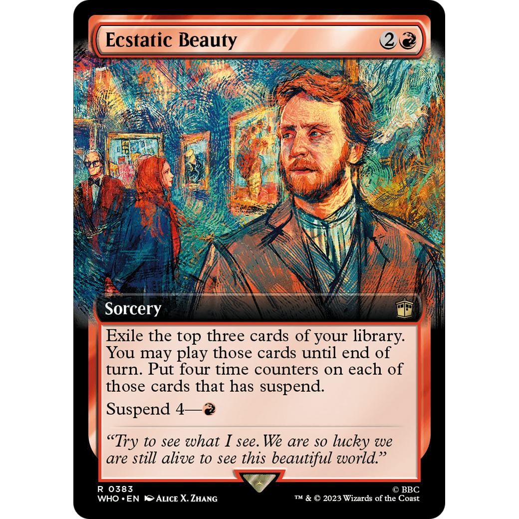 Ecstatic Beauty (Extended Art) (WHO-383) - Doctor Who: (Extended Art) Foil