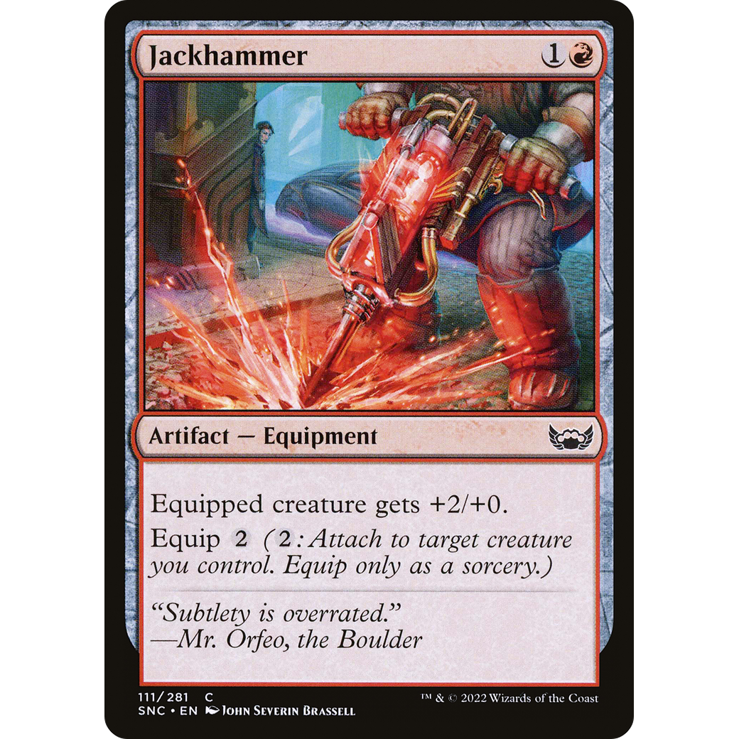 Jackhammer (SNC-111) - Streets of New Capenna Foil