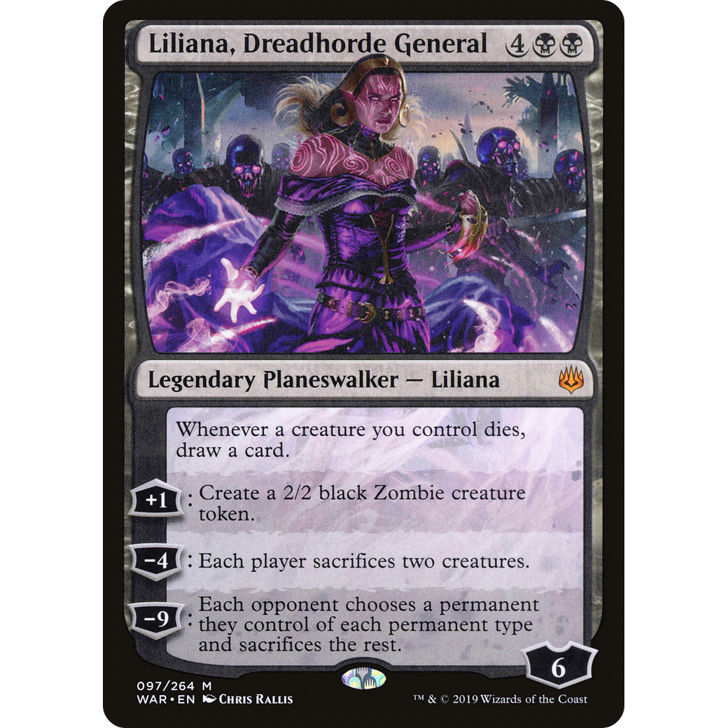 Liliana, Dreadhorde General (WAR-097) - War of the Spark Foil