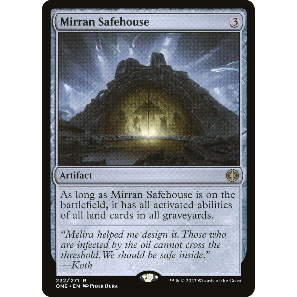Mirran Safehouse (ONE-232) - Phyrexia: All Will Be One Foil