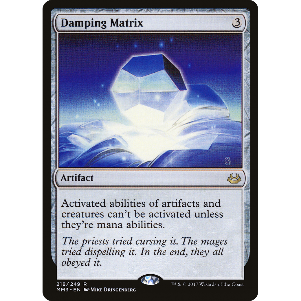 Damping Matrix (MM3-218) - Modern Masters 2017 Foil