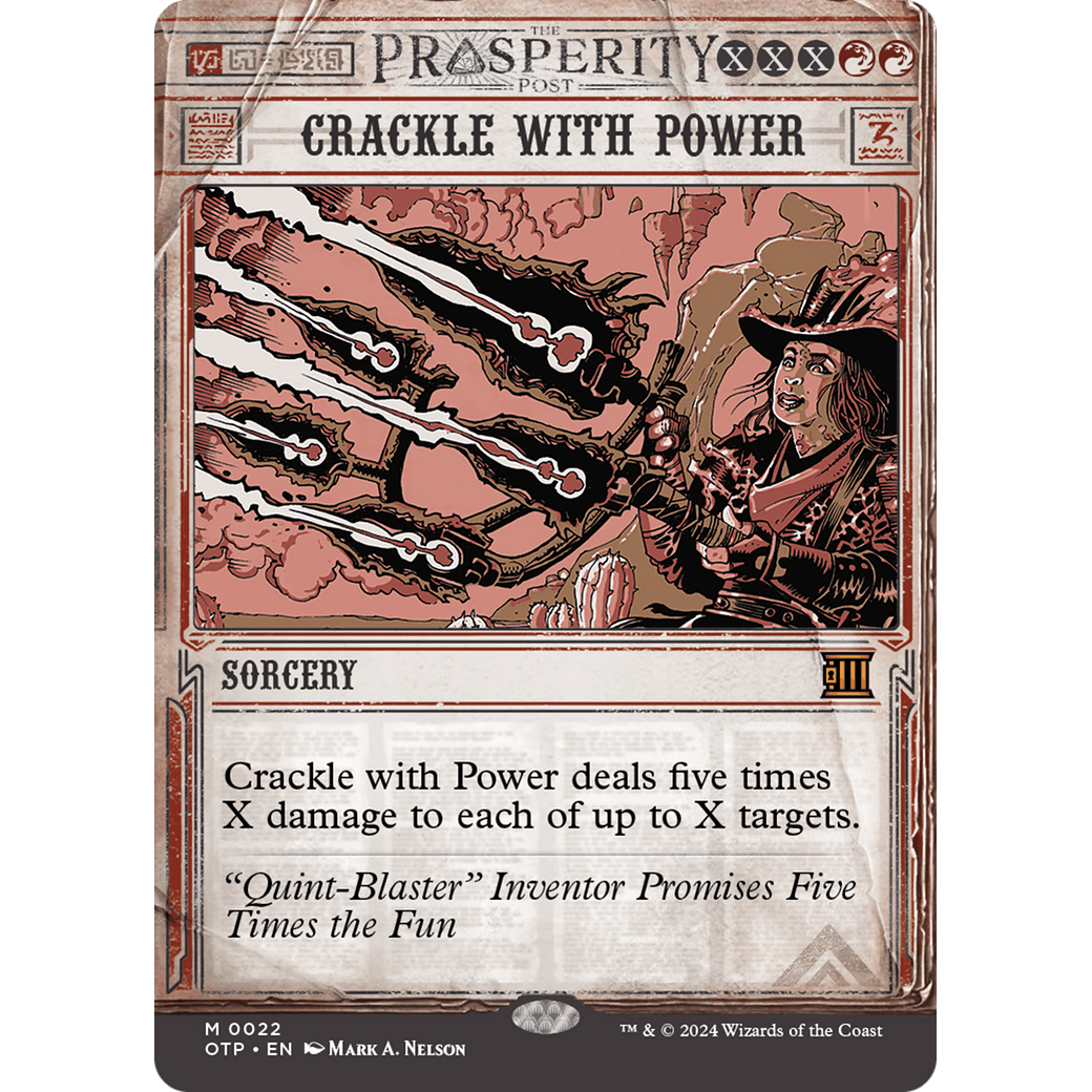 Crackle with Power (OTP-022) - Breaking News: (Showcase) (Borderless)