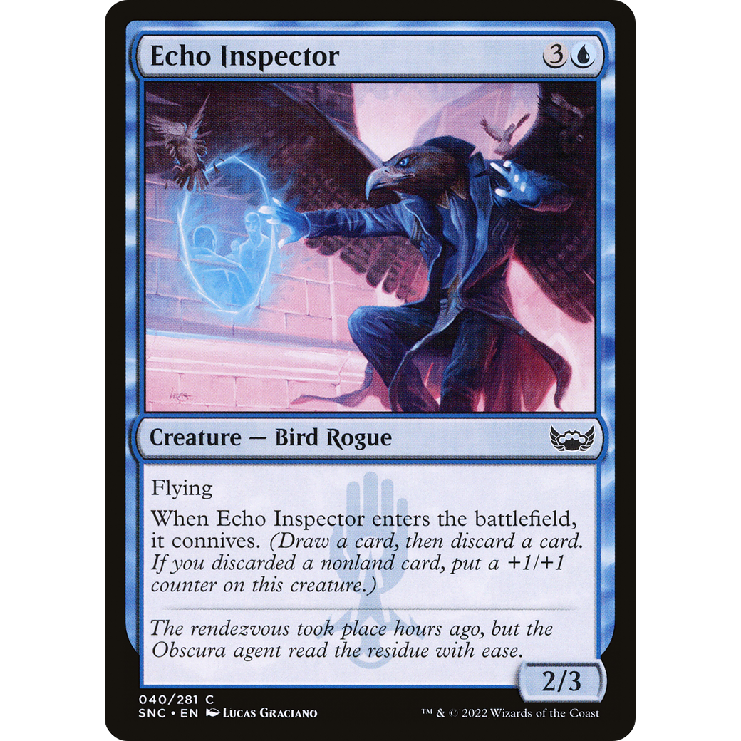 Echo Inspector (SNC-040) - Streets of New Capenna Foil