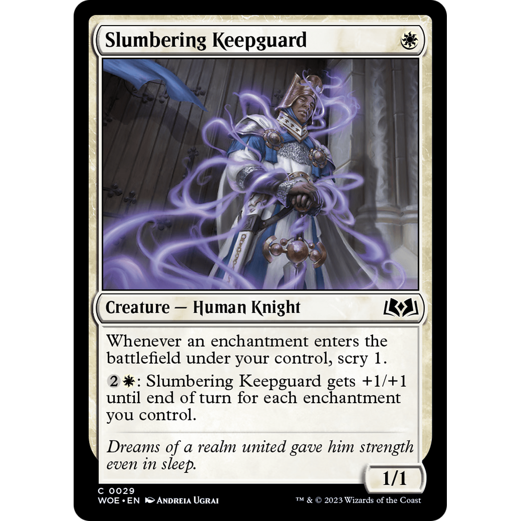 Slumbering Keepguard (WOE-029) - Wilds of Eldraine