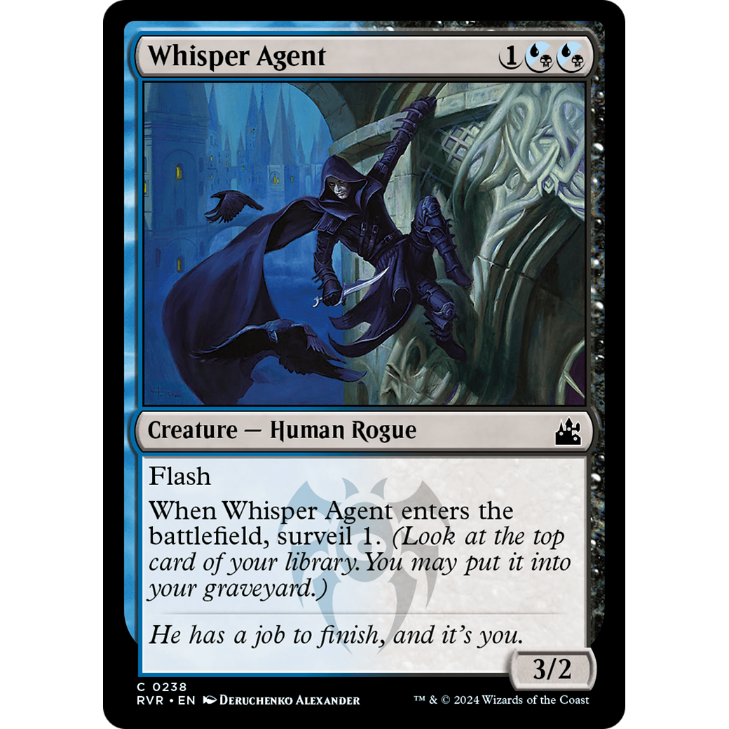 Whisper Agent (RVR-238) - Ravnica Remastered Foil