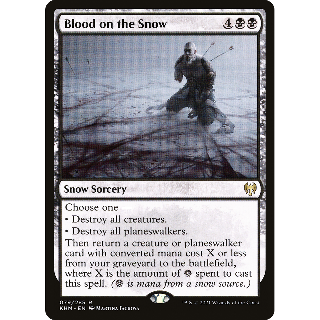 Blood on the Snow (KHM-079) - Kaldheim: (snow)