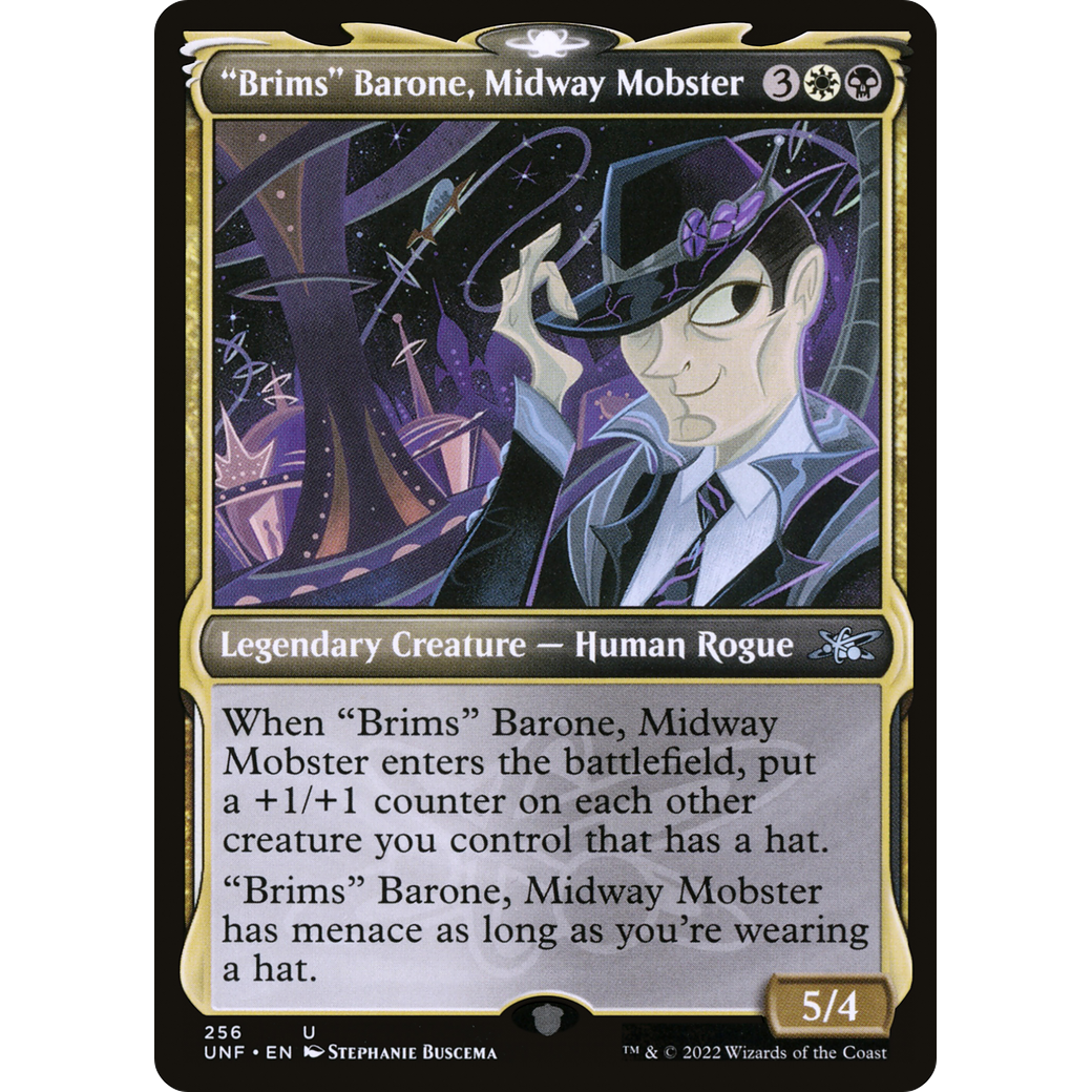 "Brims" Barone, Midway Mobster (Showcase) (UNF-256) - Unfinity: (Showcase)