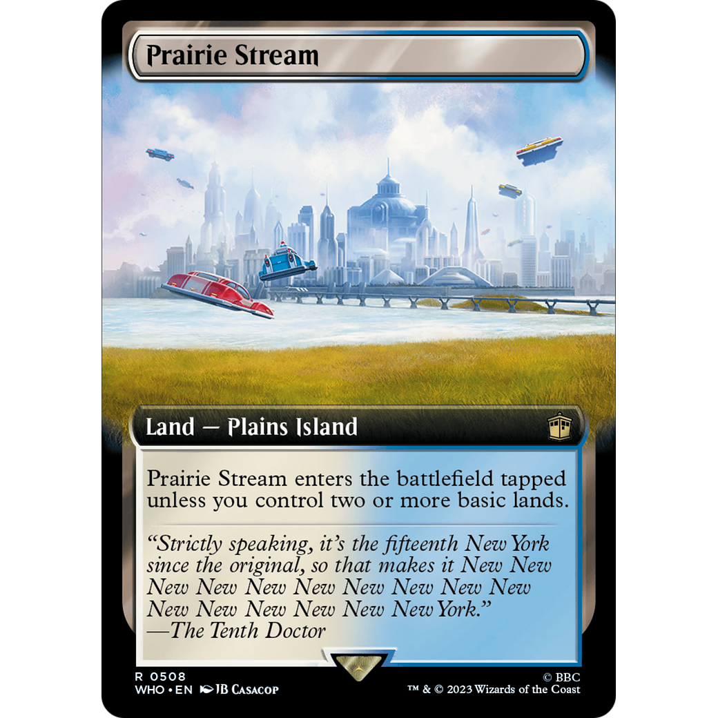 Prairie Stream (Extended Art) (WHO-508) - Doctor Who: (Extended Art)