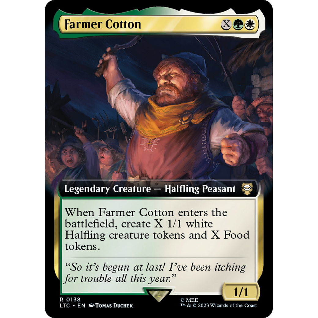 Farmer Cotton (LTC-138) - Tales of Middle-earth Commander: (Extended Art)