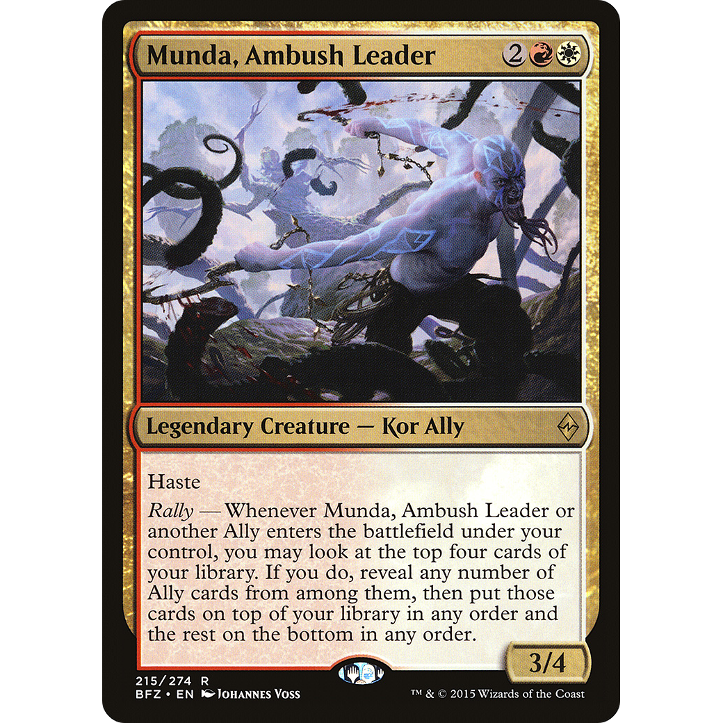 Munda, Ambush Leader (BFZ-215) - Battle for Zendikar