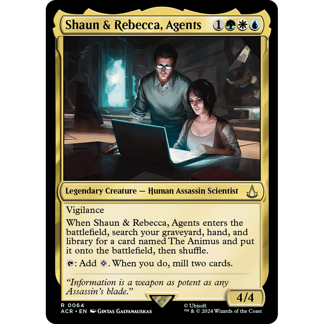 Shaun & Rebecca, Agents (ACR-064) - Assassin's Creed