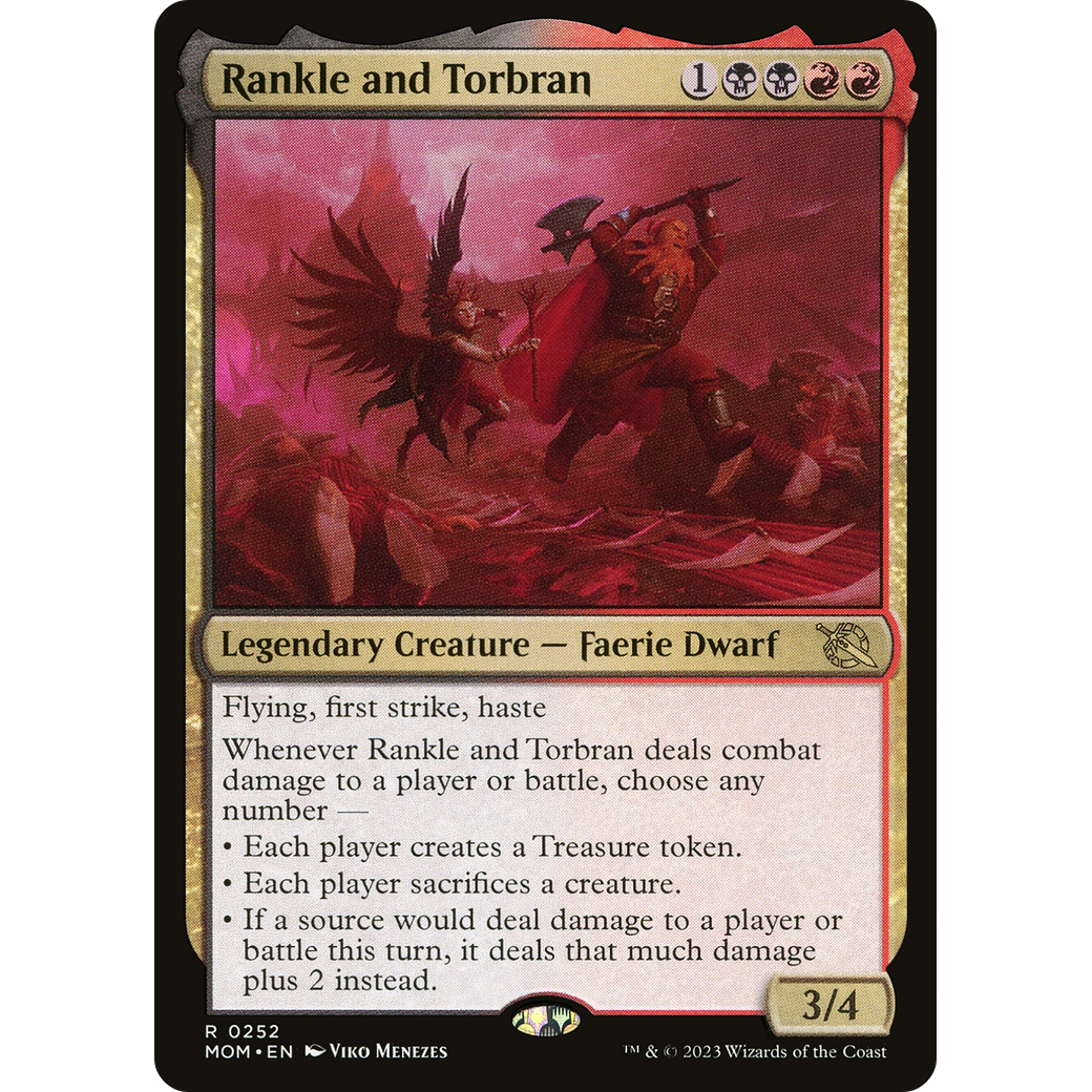 Rankle and Torbran (MOM-252) - March of the Machine Foil