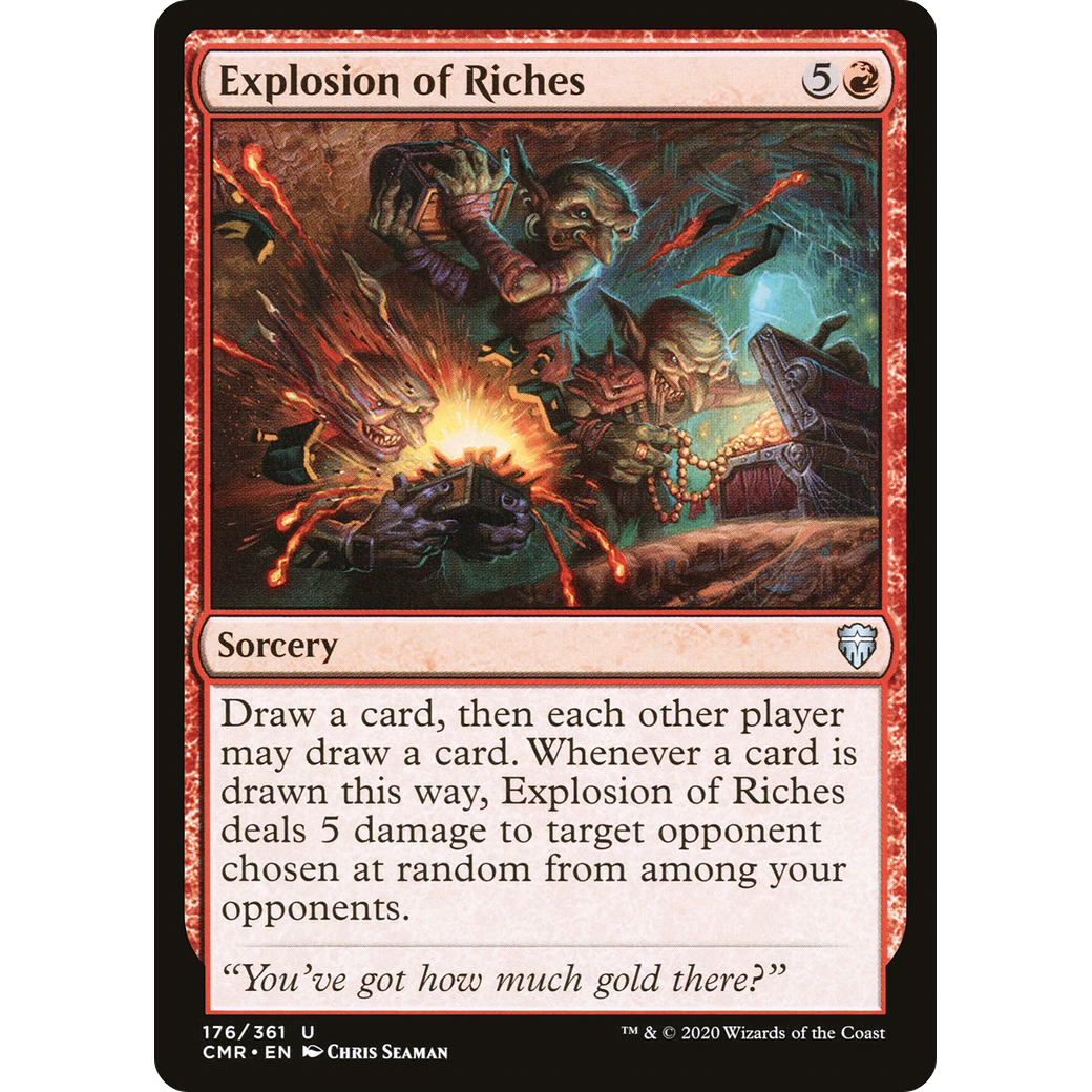 Explosion of Riches (CMR-176) - Commander Legends Foil