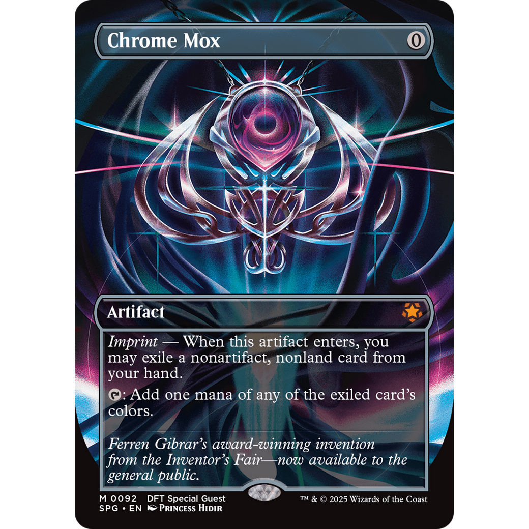 Chrome Mox (Borderless) (SPG-092) - Special Guests (Borderless) Foil