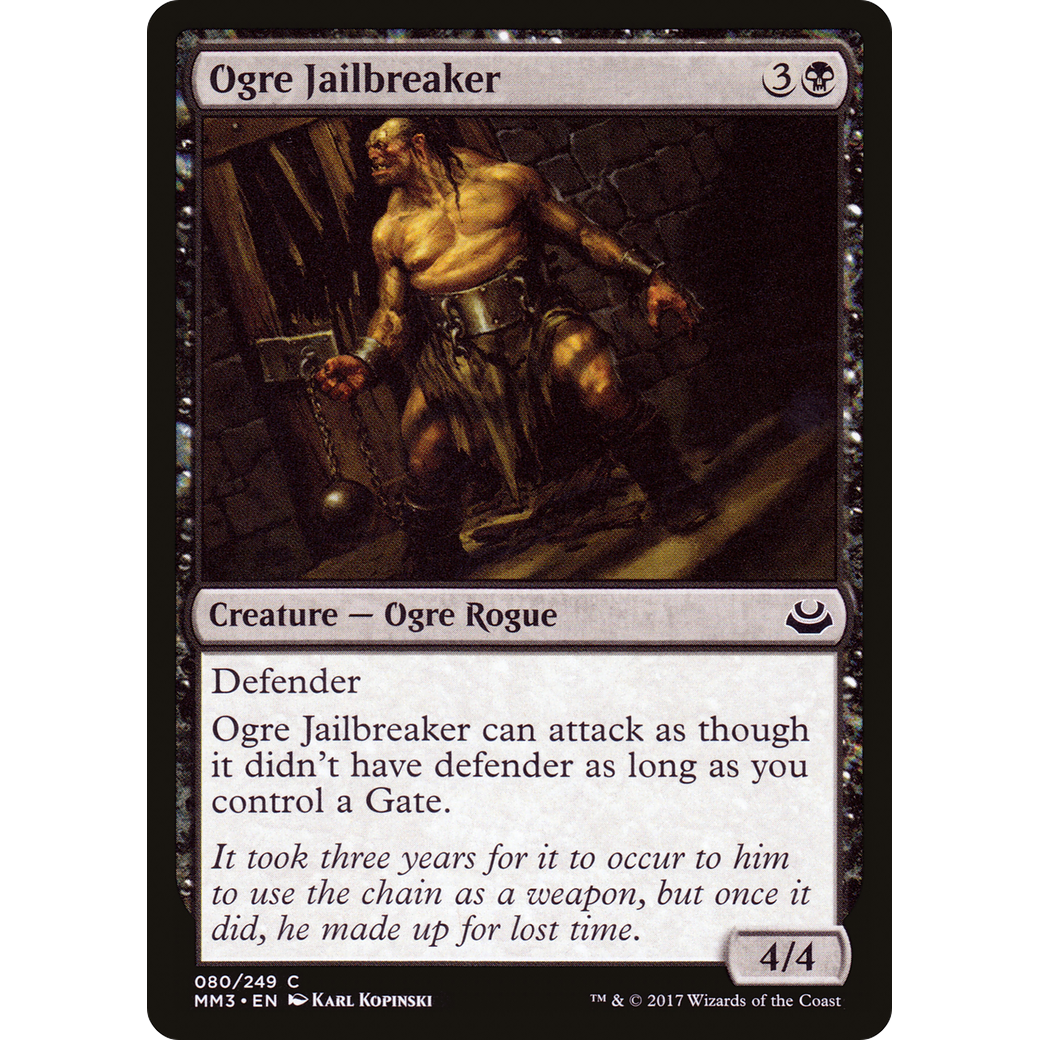 Ogre Jailbreaker (MM3-080) - Modern Masters 2017 Foil
