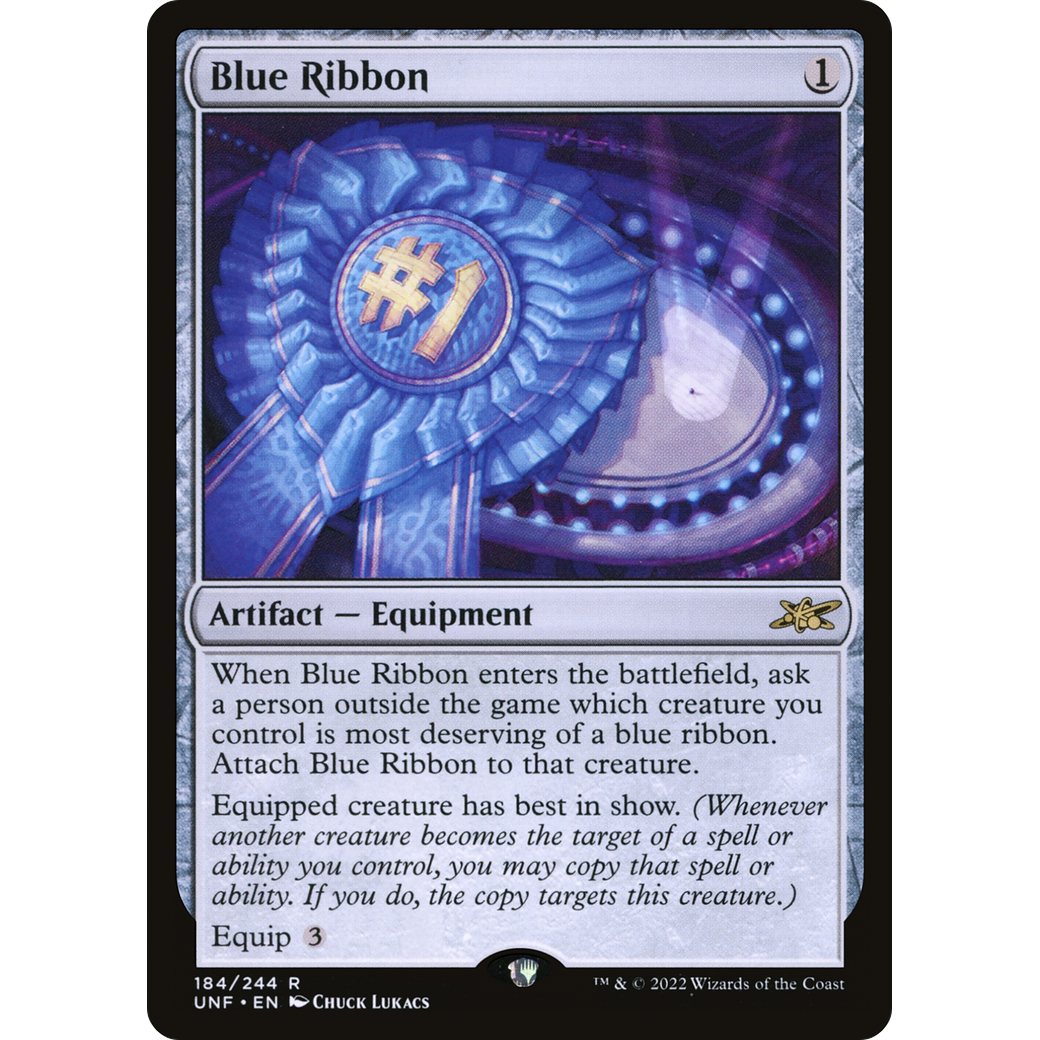Blue Ribbon (UNF-184) - Unfinity Foil