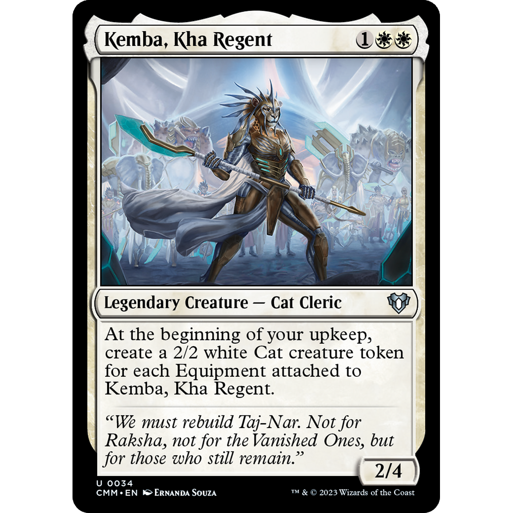 Kemba, Kha Regent (CMM-034) - Commander Masters