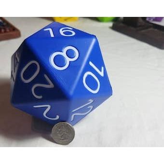 Big Foam Dice 4 inch D20's (11 colors) by Zucati: Yellow