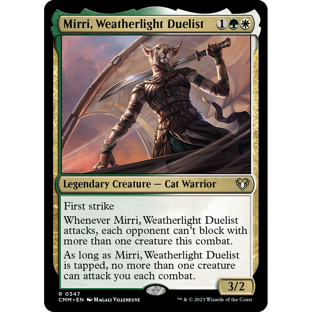 Mirri, Weatherlight Duelist (CMM-347) - Commander Masters Foil