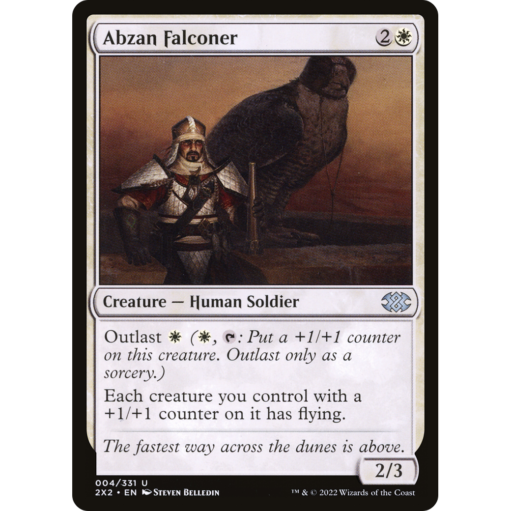 Abzan Falconer (2X2-004) - Double Masters 2022 Foil