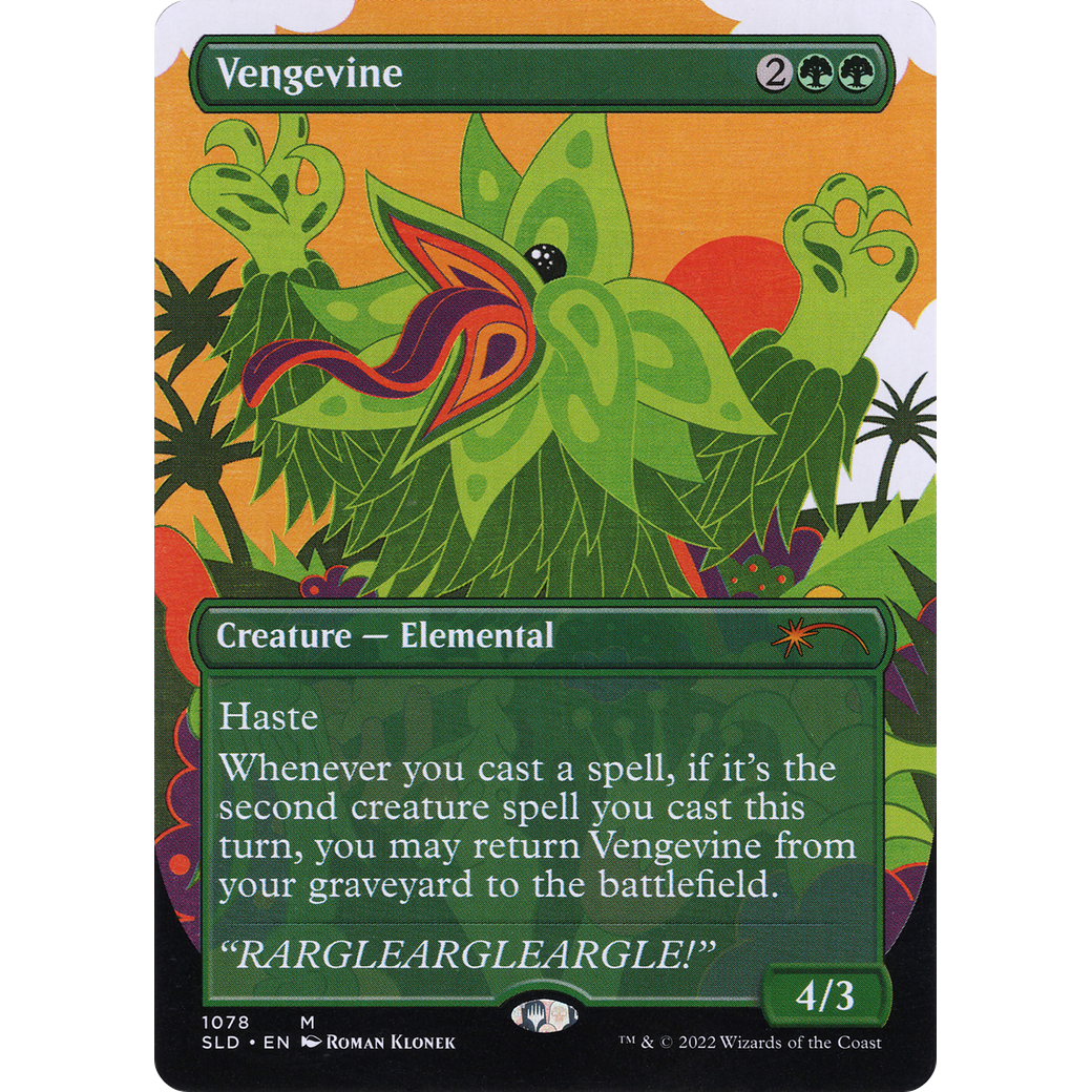 Vengevine (SLD-1078) - Secret Lair Drop (Borderless)