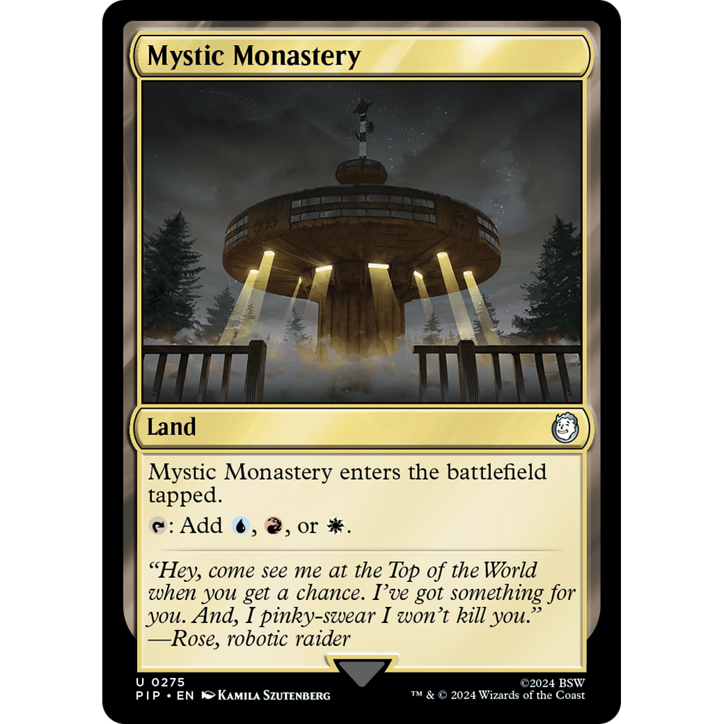 Mystic Monastery (PIP-275) - Fallout