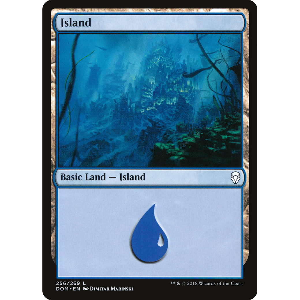 Island (256) (DOM-256) - Dominaria Foil
