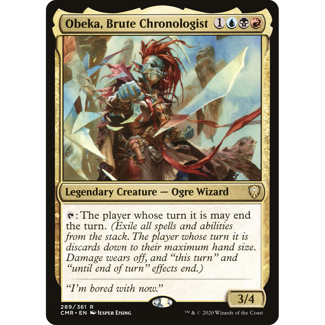 Obeka, Brute Chronologist (CMR-289) - Commander Legends Foil