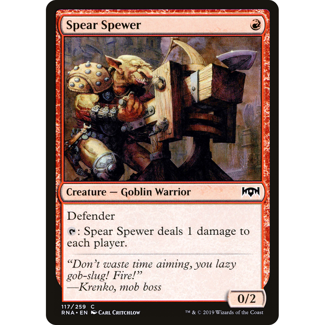 Spear Spewer (RNA-117) - Ravnica Allegiance Foil