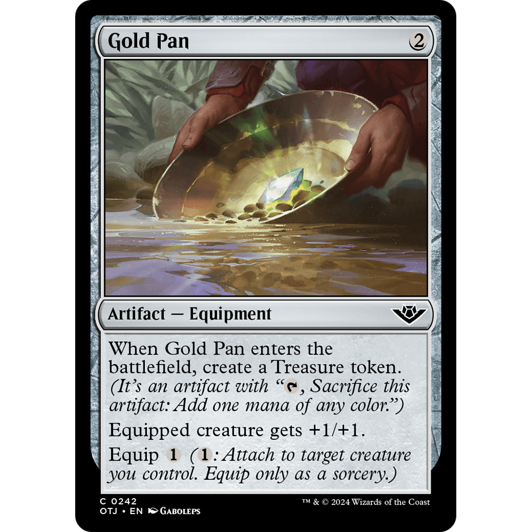 Gold Pan (OTJ-242) - Outlaws of Thunder Junction