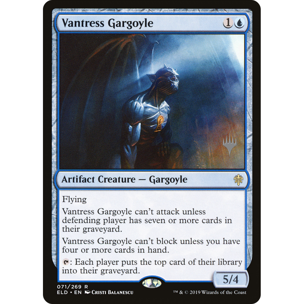 Vantress Gargoyle (PPELD-071) - Throne of Eldraine Promos Foil