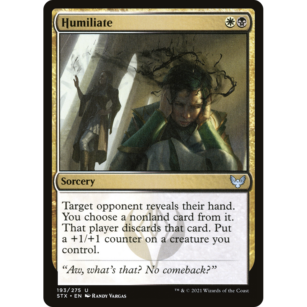 Humiliate (STX-193) - Strixhaven: School of Mages