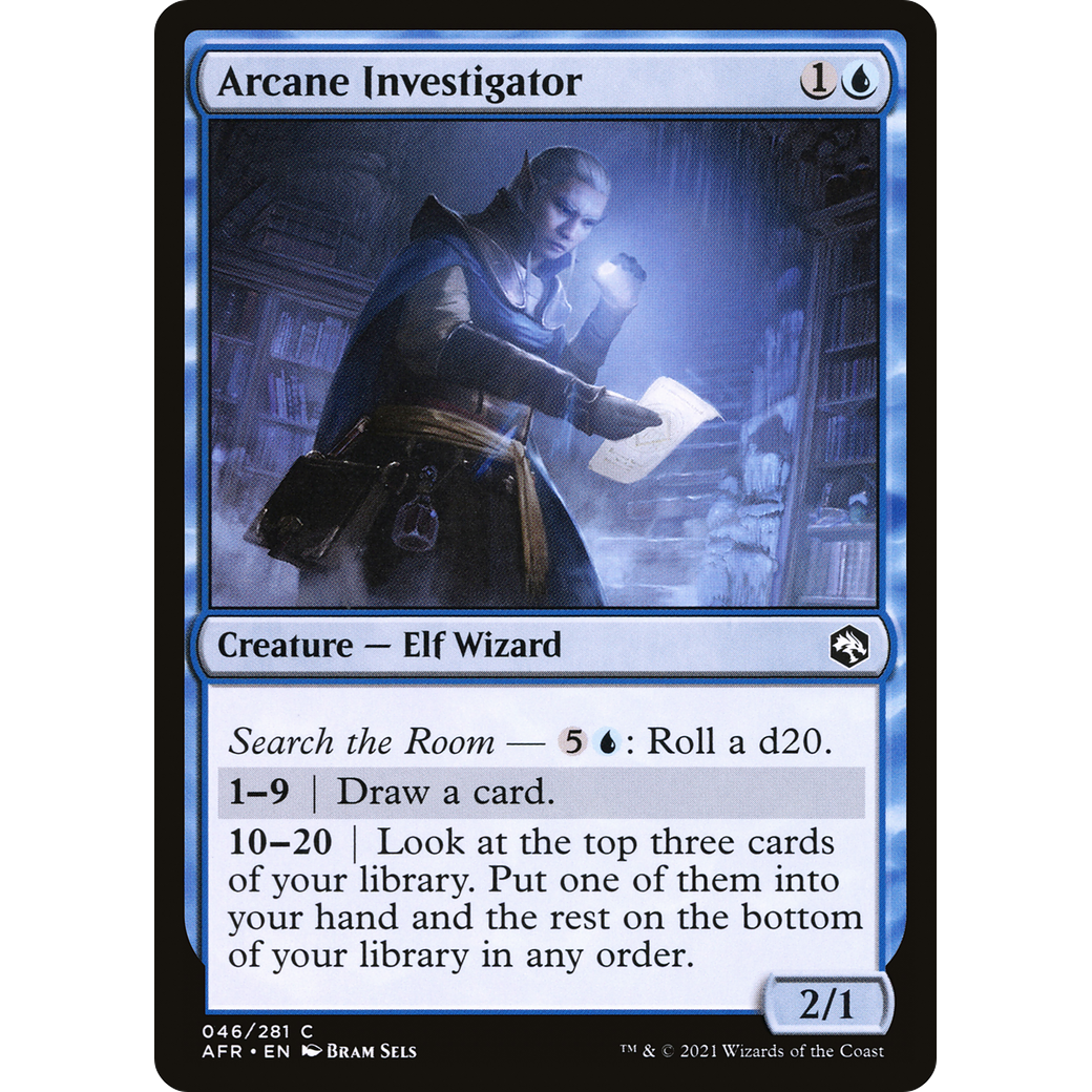 Arcane Investigator (AFR-046) - Adventures in the Forgotten Realms Foil