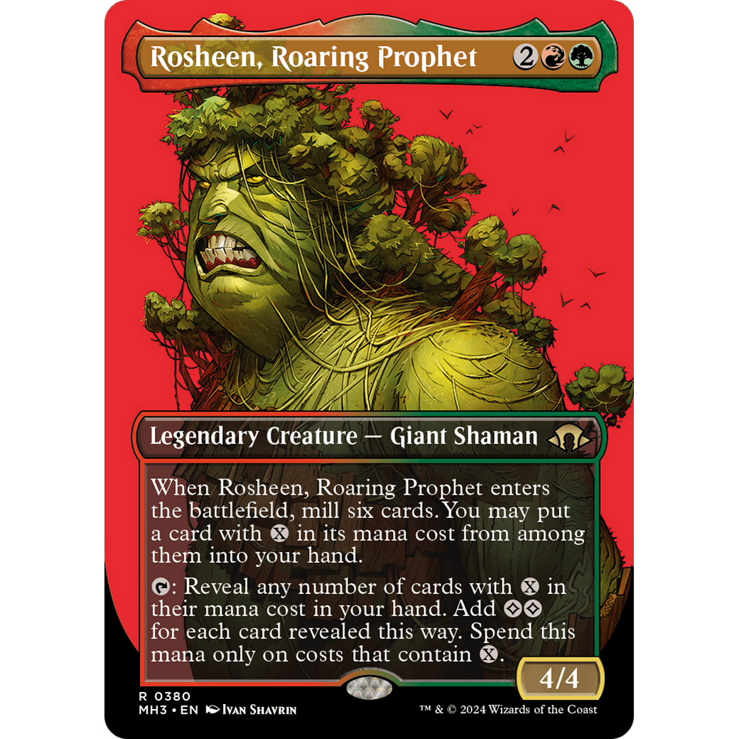 Rosheen, Roaring Prophet (MH3-380) - Modern Horizons 3 (Borderless)