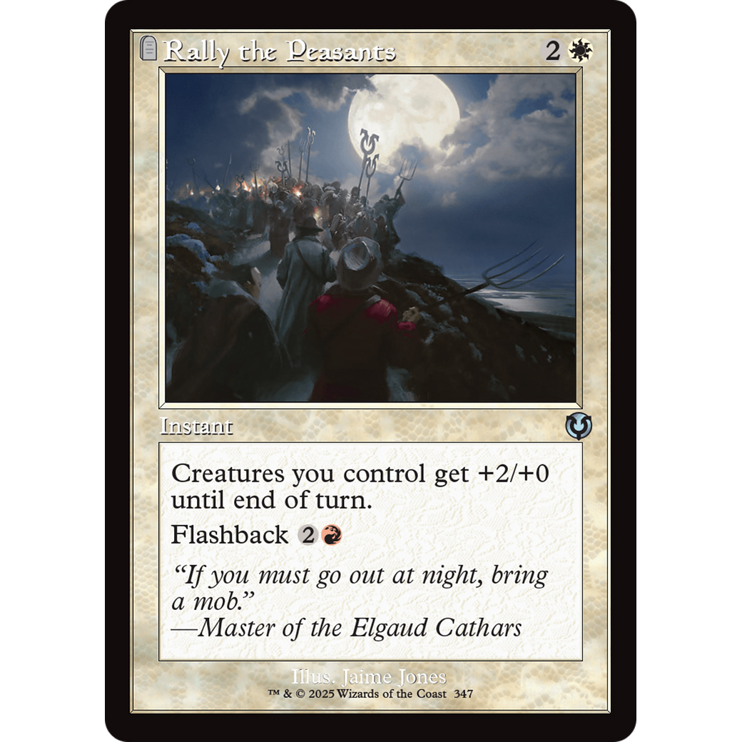 Rally the Peasants (INR-347) - Innistrad Remastered Foil