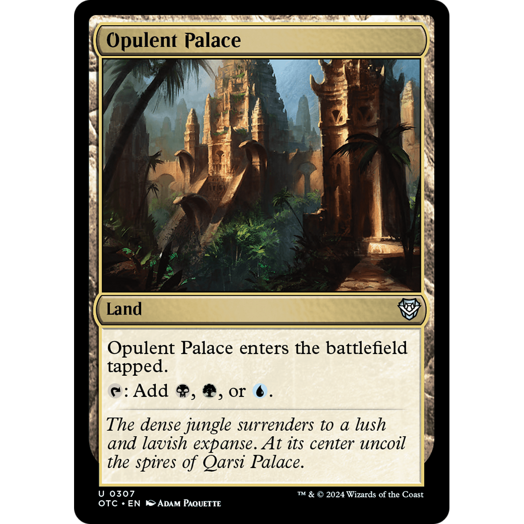 Opulent Palace (OTC-307) - Outlaws of Thunder Junction Commander
