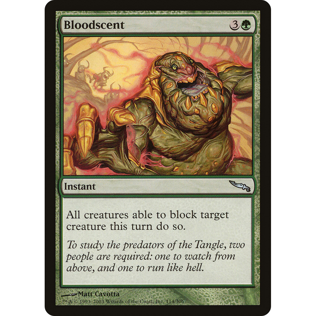 Bloodscent (MRD-114) - Mirrodin Foil