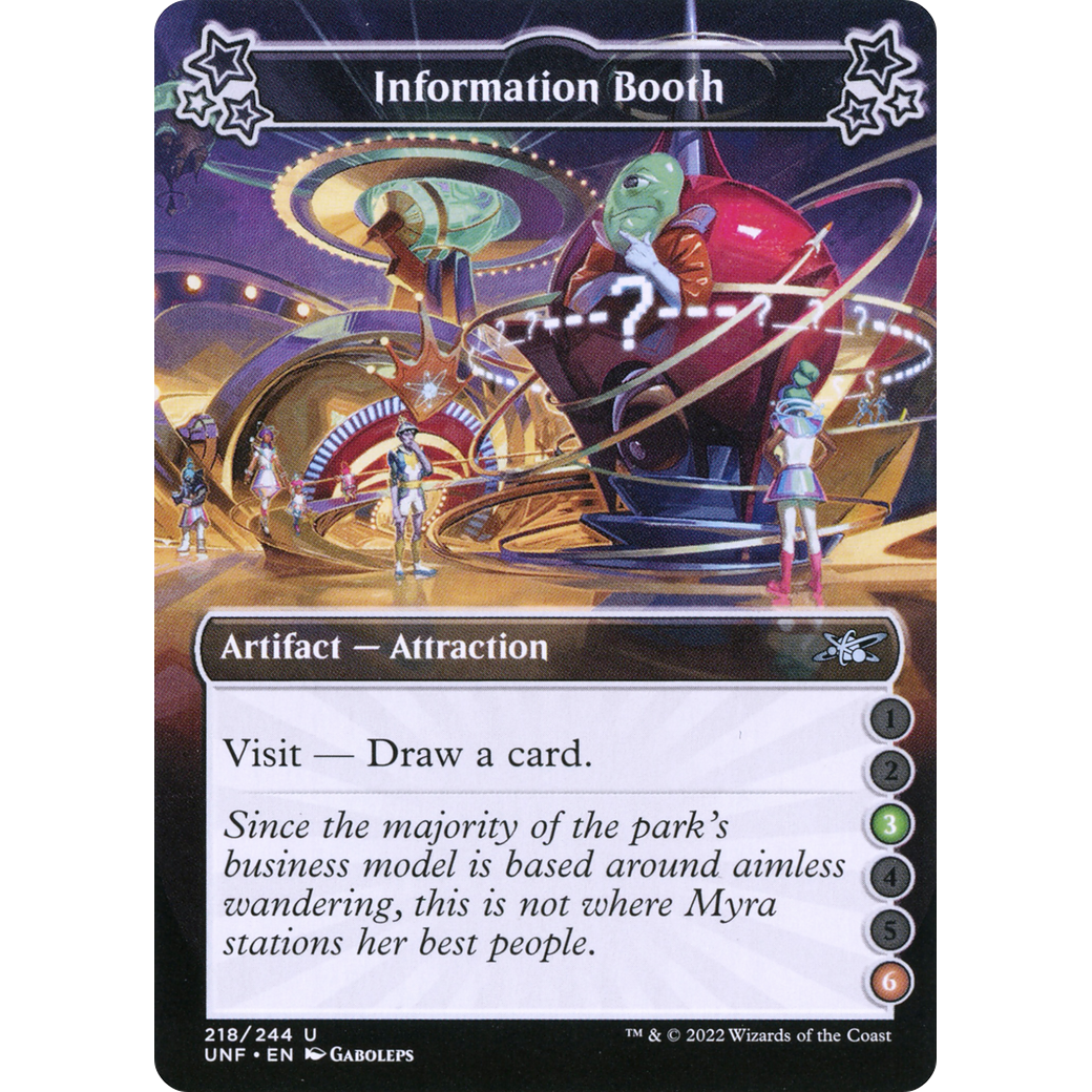 Information Booth (3-6) (UNF-218) - Unfinity Foil