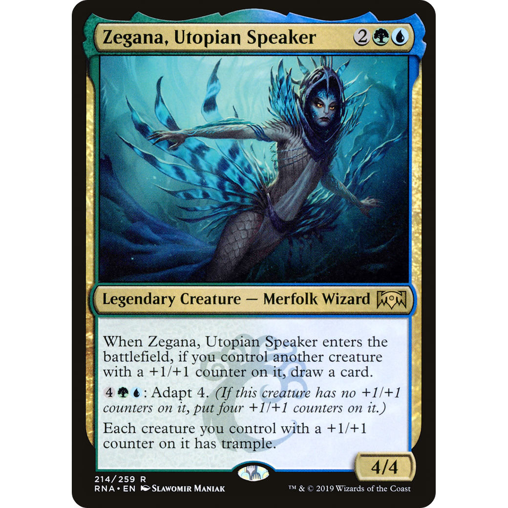 Zegana, Utopian Speaker (RNA-214) - Ravnica Allegiance