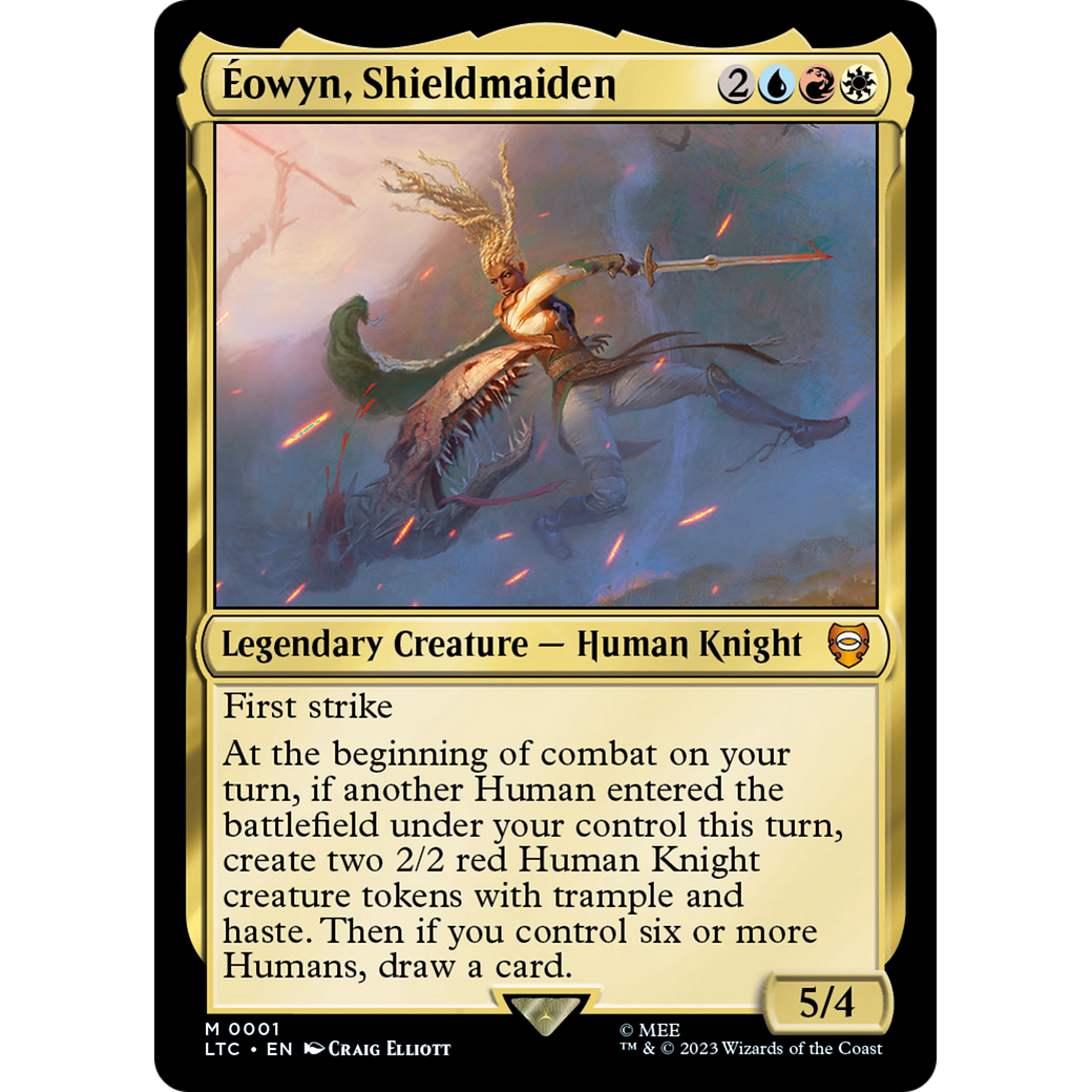 Éowyn, Shieldmaiden (LTC-001) - Tales of Middle-earth Commander Foil