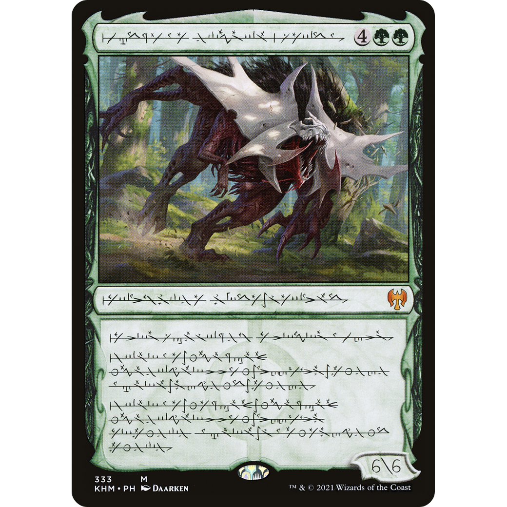 Vorinclex, Monstrous Raider (Phyrexian) (KHM-333) - Kaldheim: (Showcase) Foil