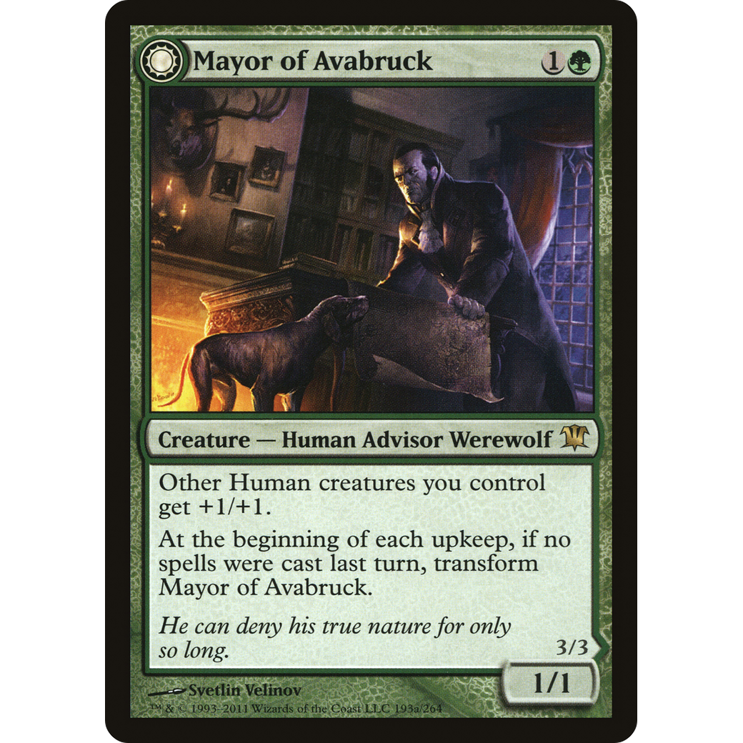Mayor of Avabruck (ISD-193) - Innistrad: (Double Faced Transform)