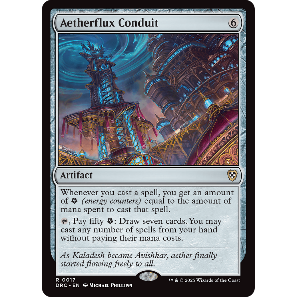 Aetherflux Conduit (DRC-017) - Commander: Aetherdrift Foil