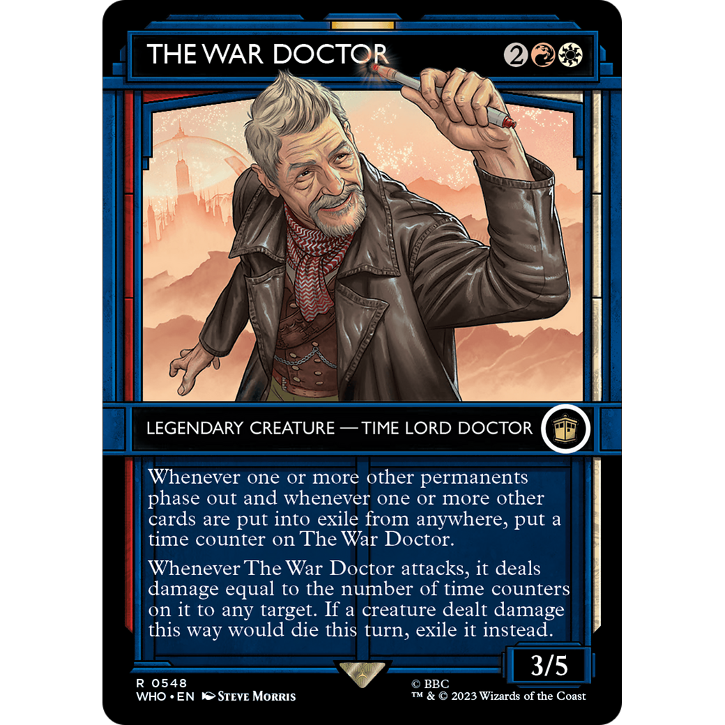 The War Doctor (Showcase) (WHO-548) - Doctor Who: (Showcase) (Borderless)