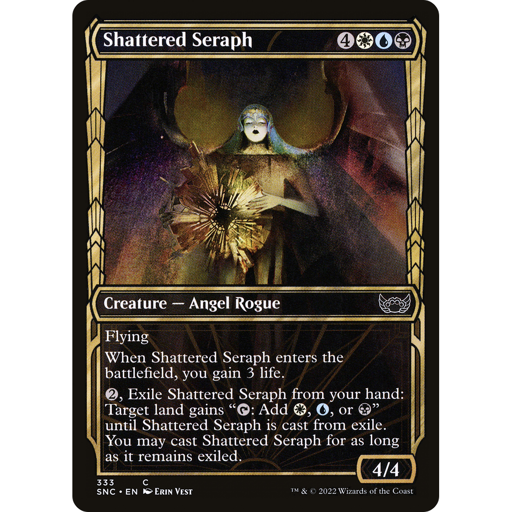 Shattered Seraph (Showcase) (SNC-333) - Streets of New Capenna: (Showcase) Foil