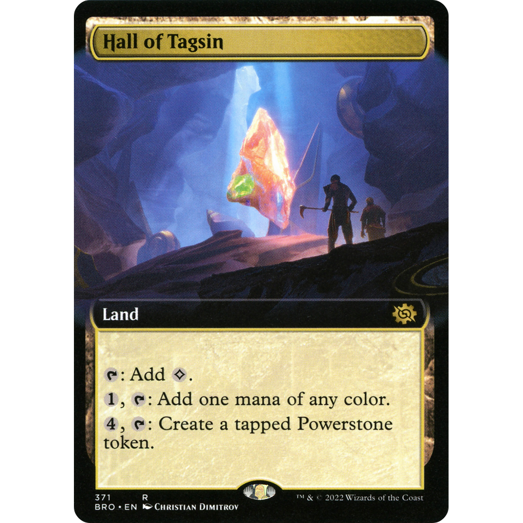 Hall of Tagsin (Extended Art) (BRO-371) - The Brothers' War: (Extended Art)