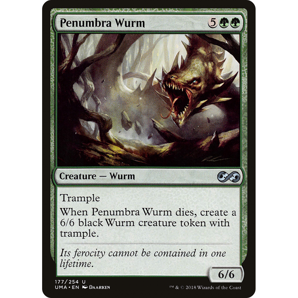 Penumbra Wurm (UMA-177) - Ultimate Masters Foil