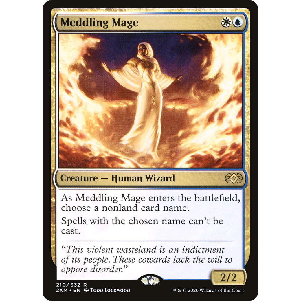 Meddling Mage (2XM-210) - Double Masters Foil