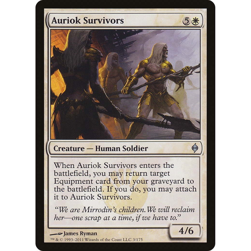 Auriok Survivors (NPH-003) - New Phyrexia Foil