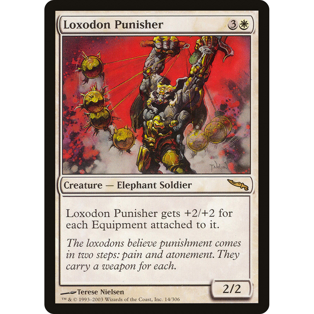 Loxodon Punisher (MRD-014) - Mirrodin